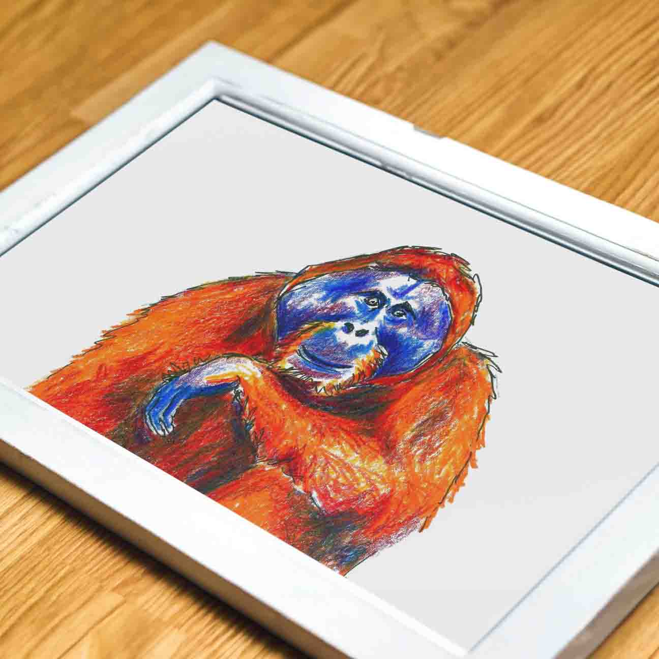 Orangutan Art Print