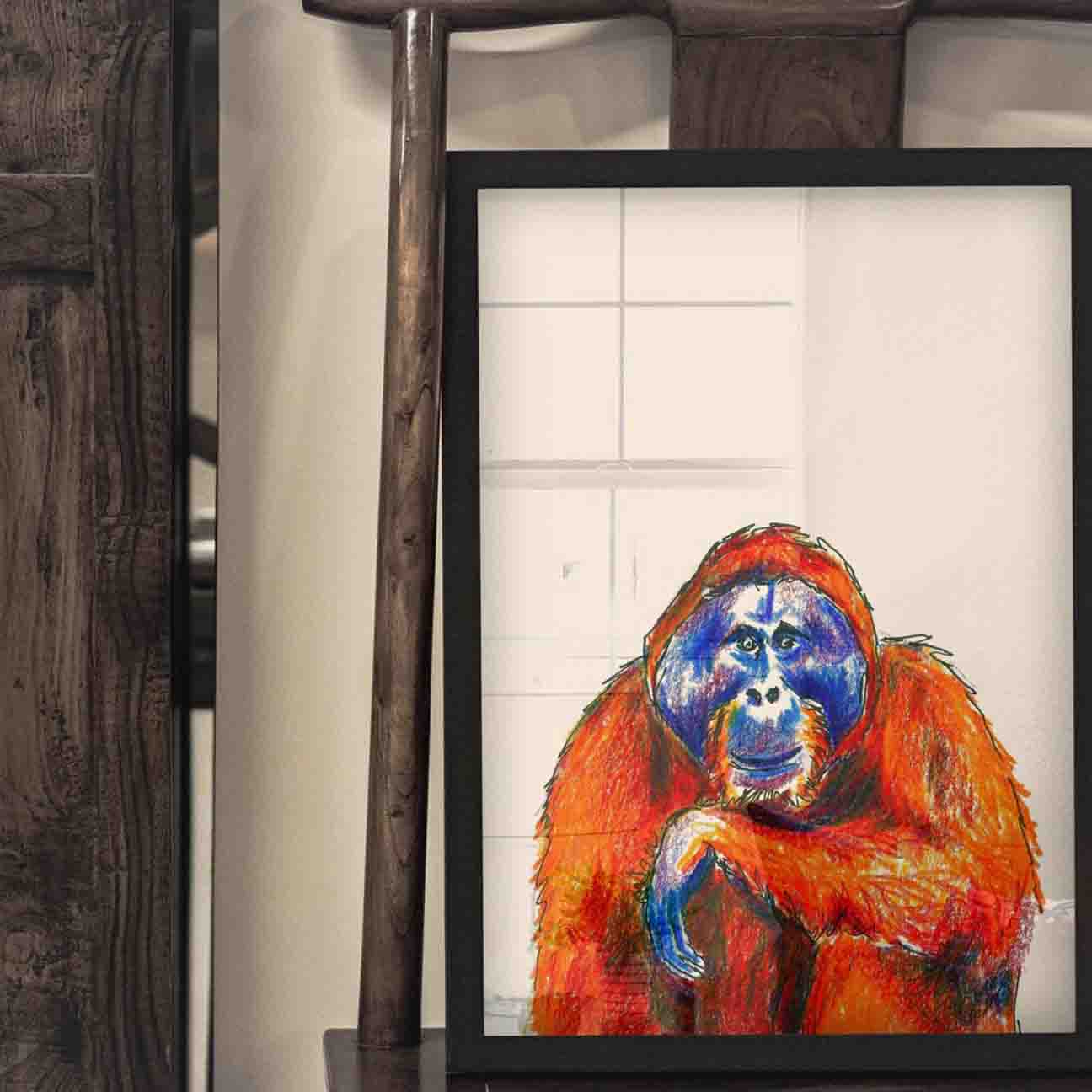 Orangutan Art Print