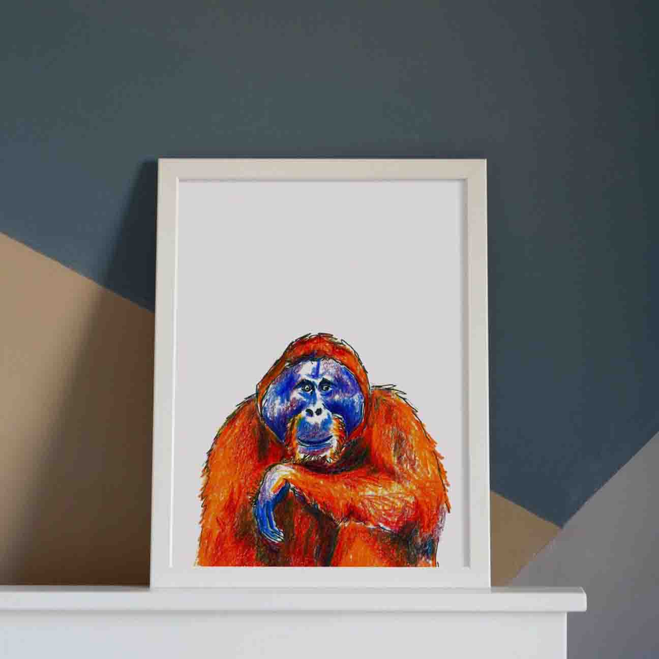 Orangutan Art Print