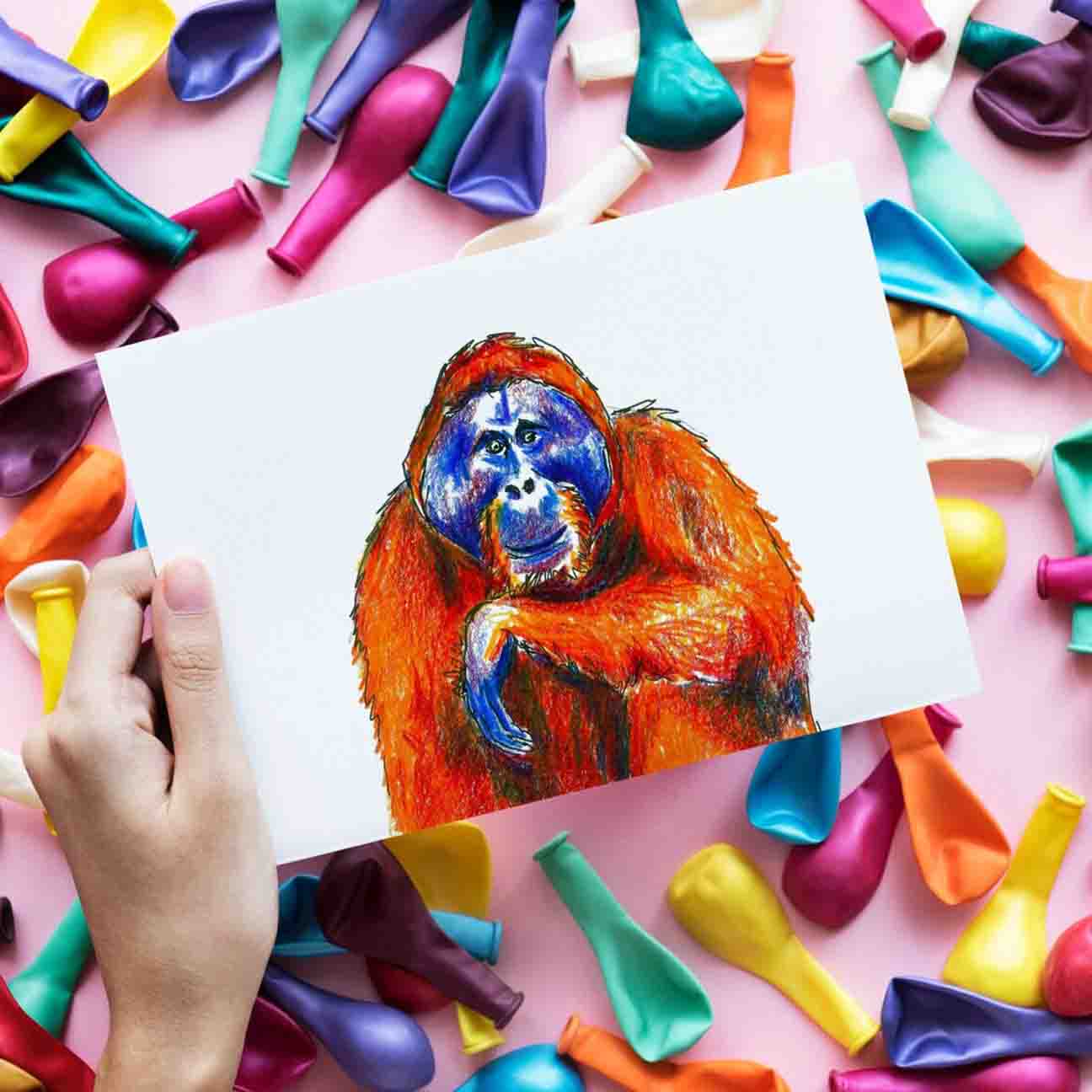 Orangutan Art Print