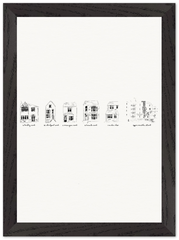 Your Story in Buildings - Custom Timeline Illustration
