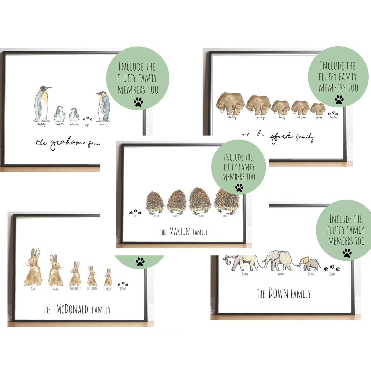 Our Little Family – Printable Custom Family Print