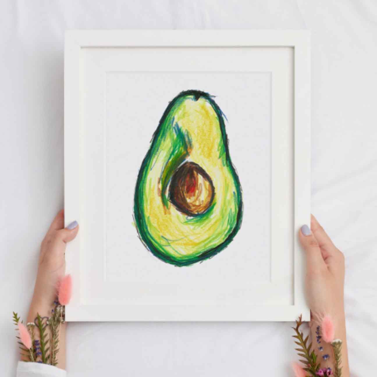 Avocado Art Print