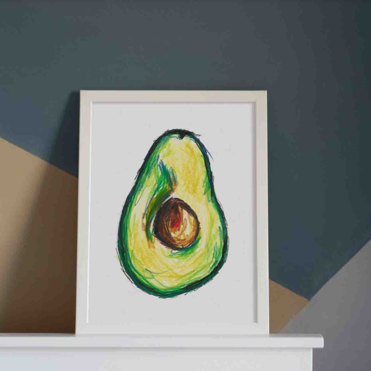 Avocado Art Print