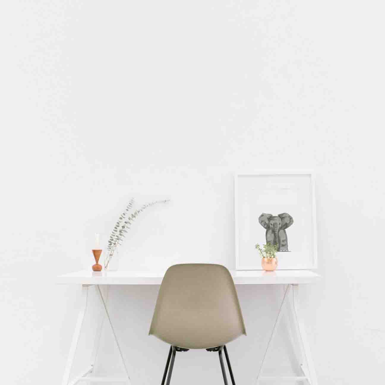 Baby Elephant Nursery Print