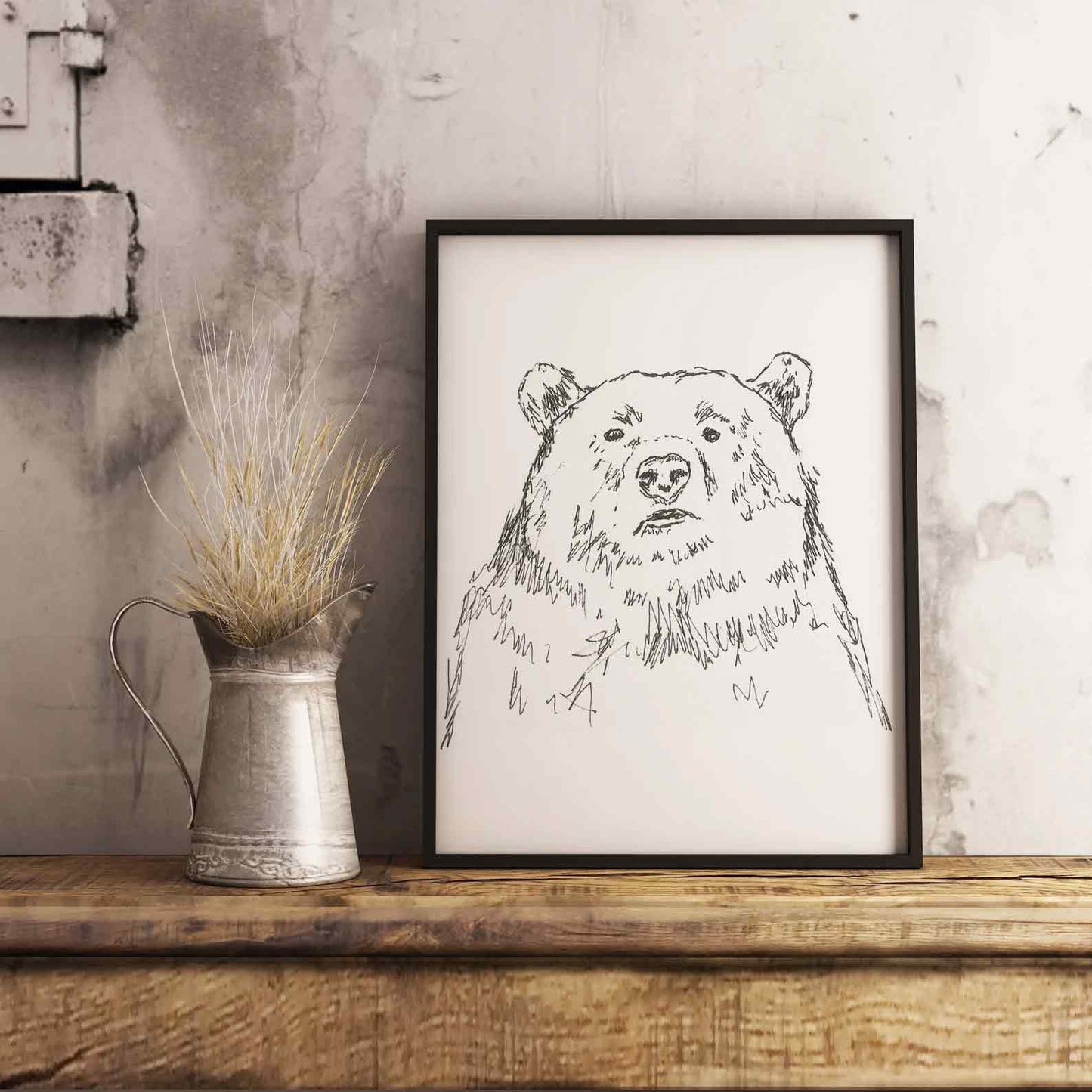 Starey Beary - Bear Art Print