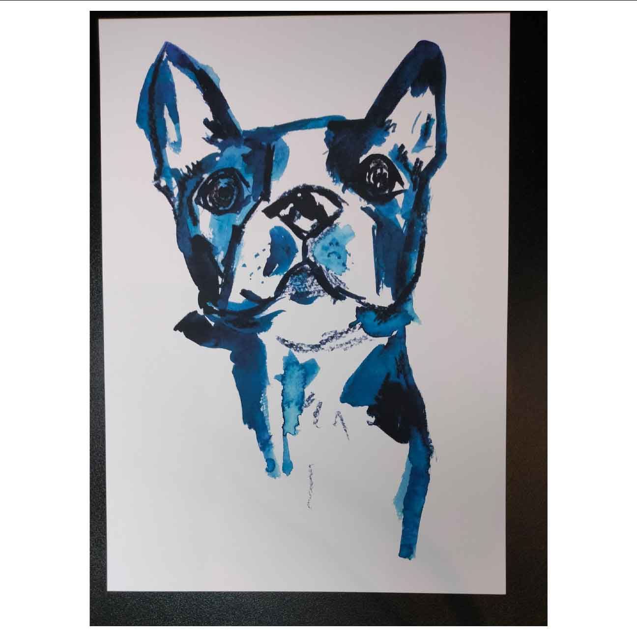 Boston Terrier Portrait - Print