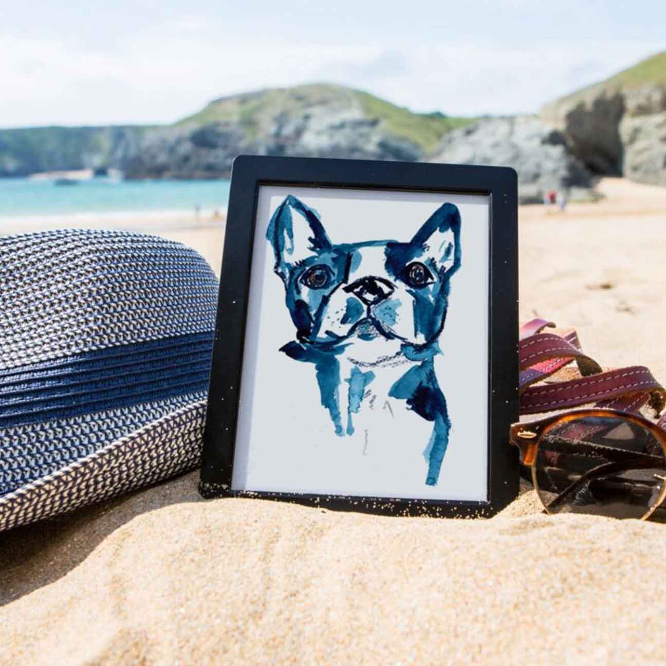 Boston Terrier Portrait - Print