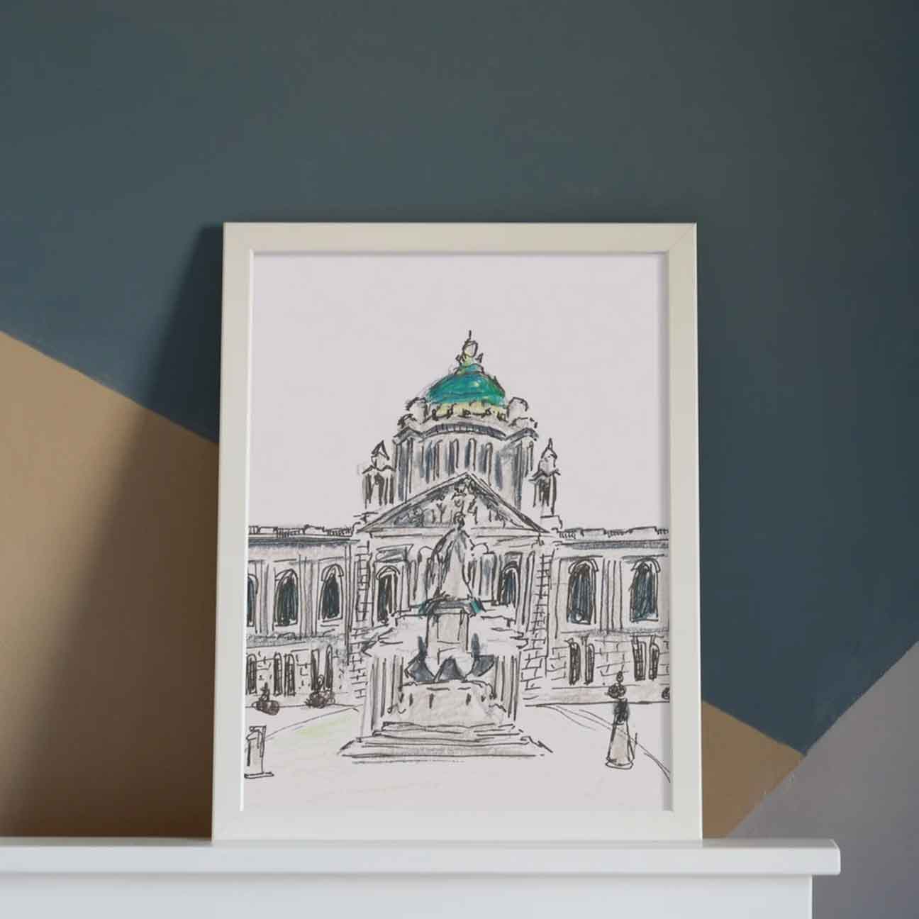 Belfast City Hall Art Print