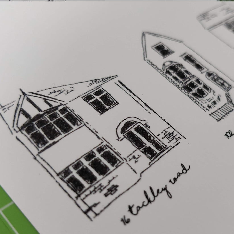 Your Story in Buildings - Custom Timeline Illustration