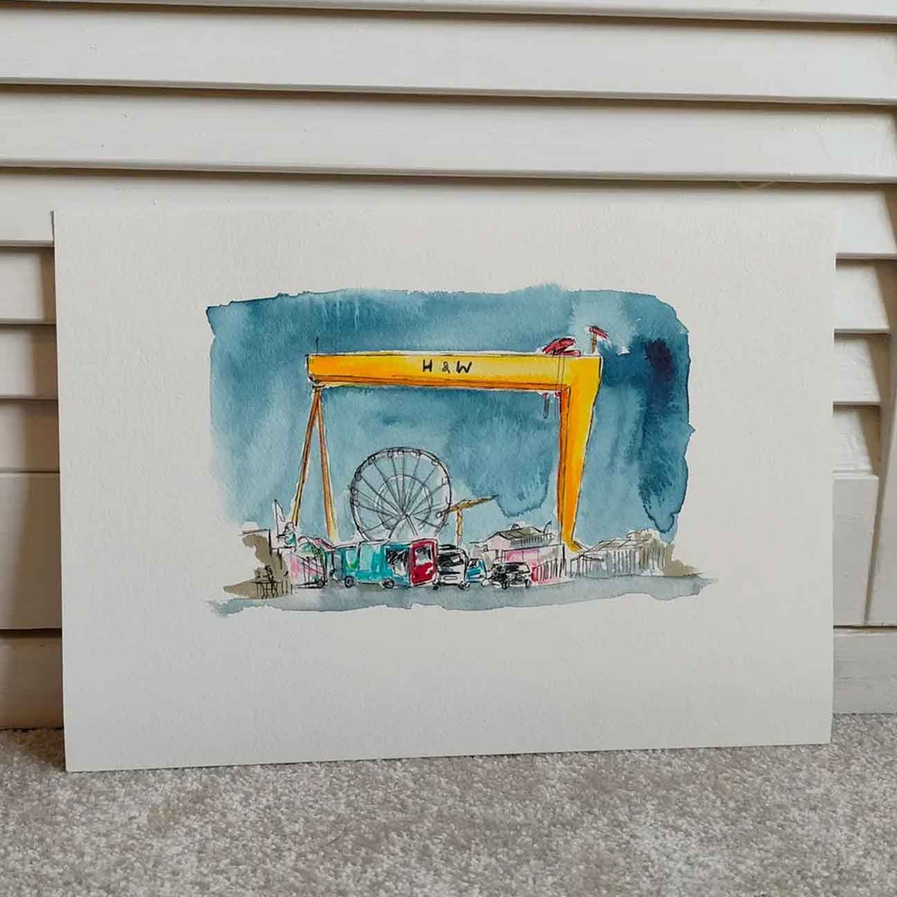 The Crane & the Carousel - Original