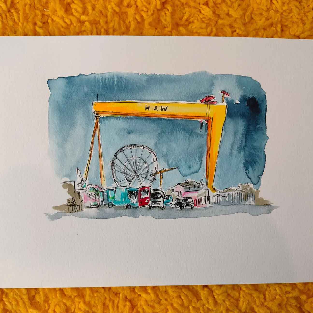 The Crane & the Carousel - Original