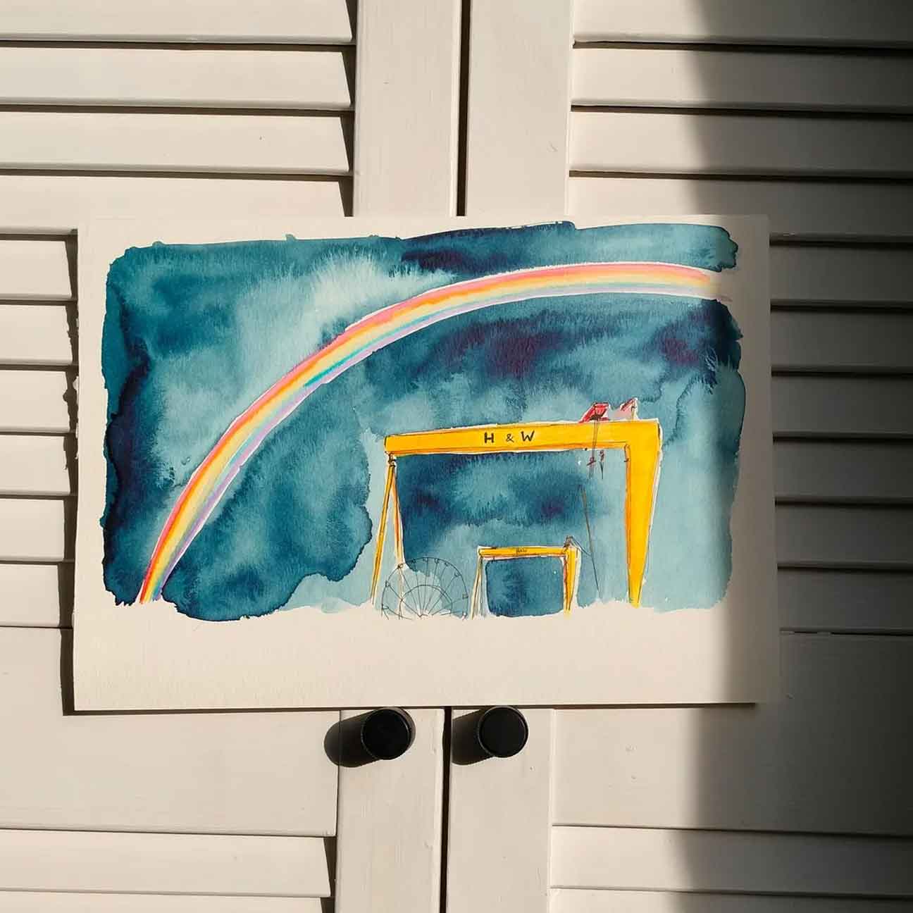 Belfast’s Promise - Original Watercolour painting