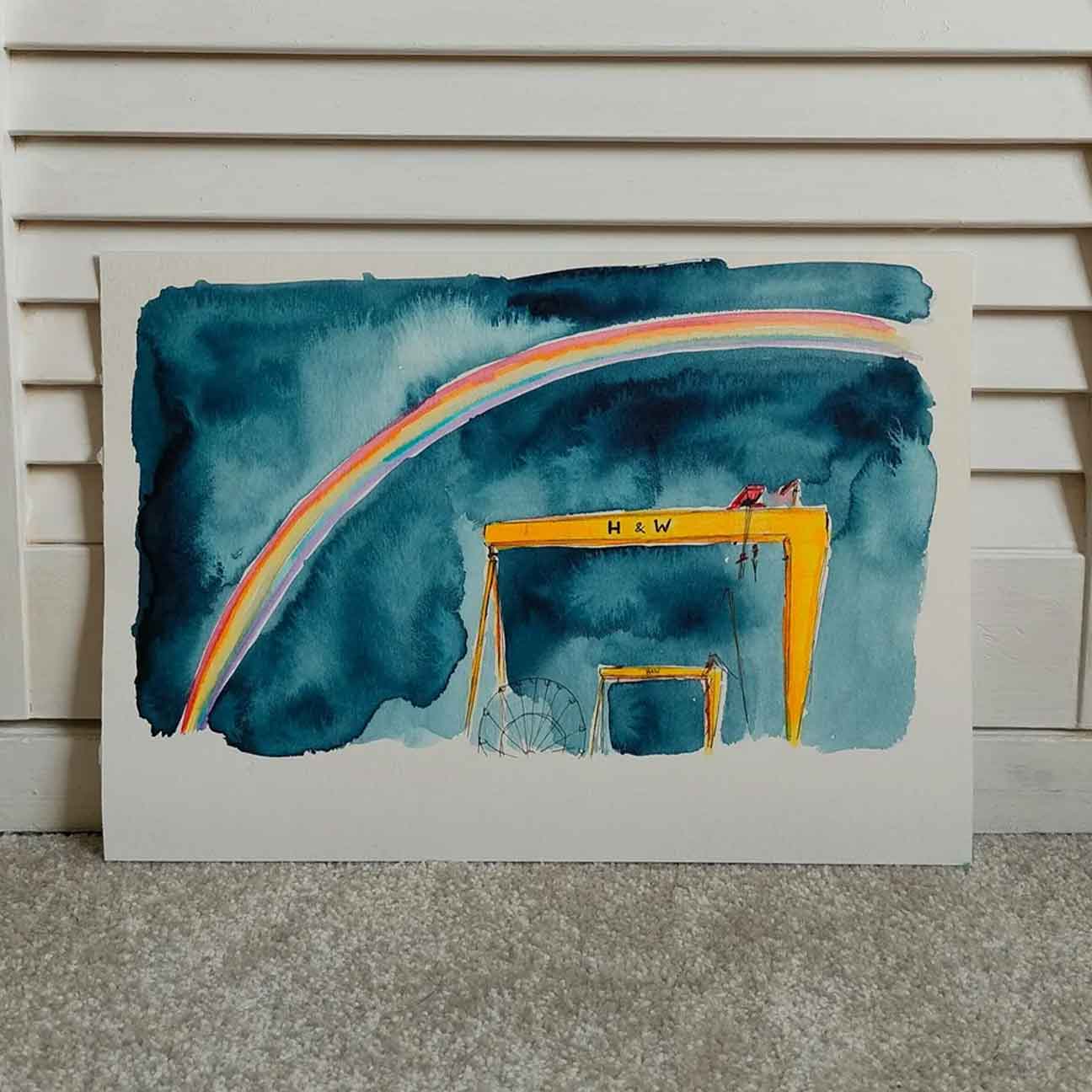 Belfast’s Promise - Original Watercolour painting