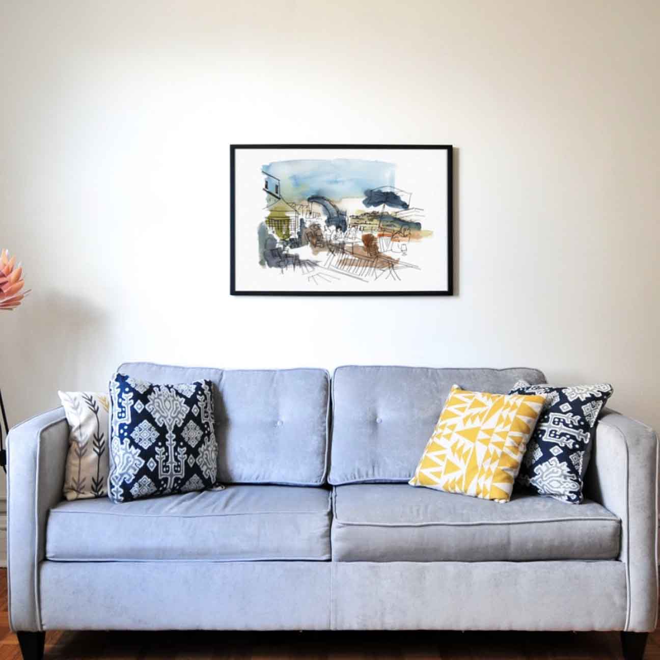 Dinner by the Docks - Print