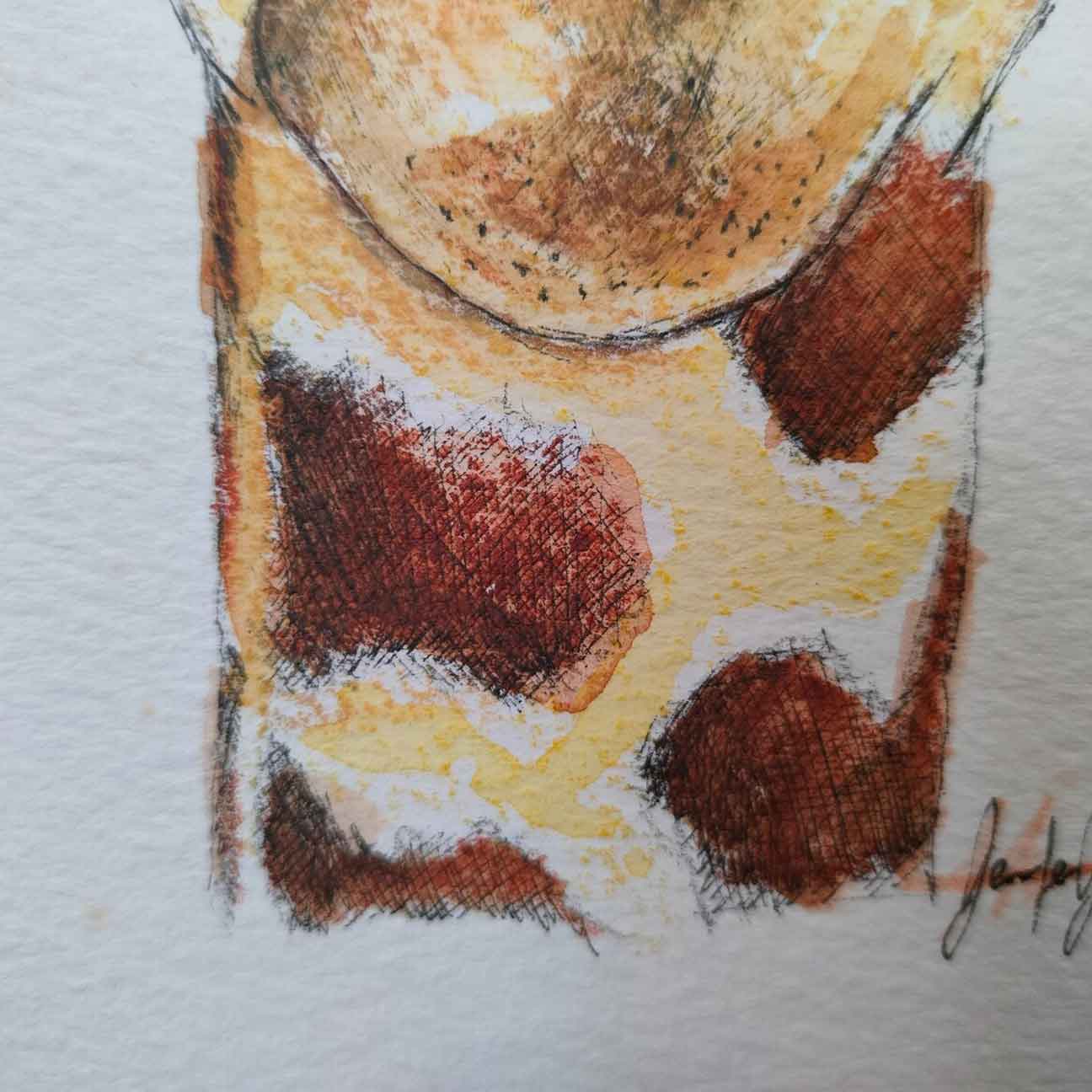 Giraffe drawing - Original