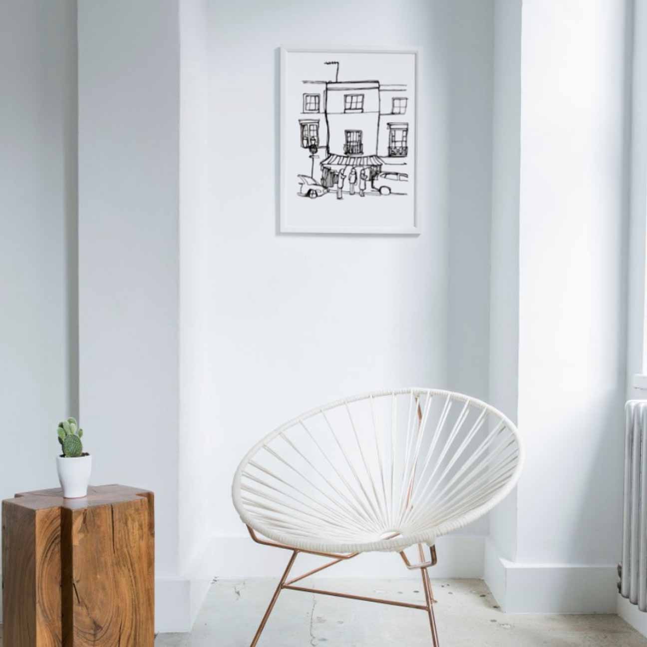 89 Portobello road art print