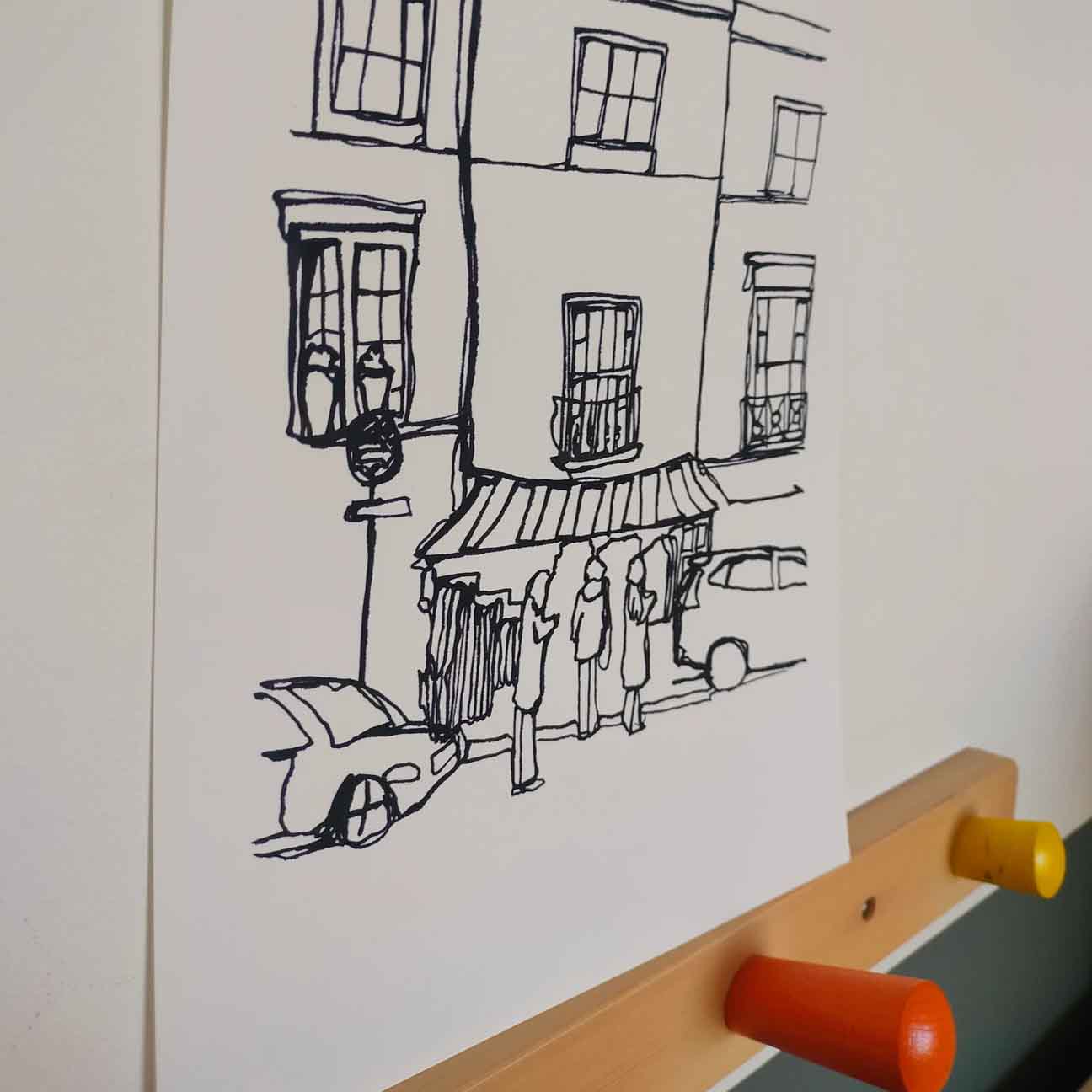 89 Portobello road art print