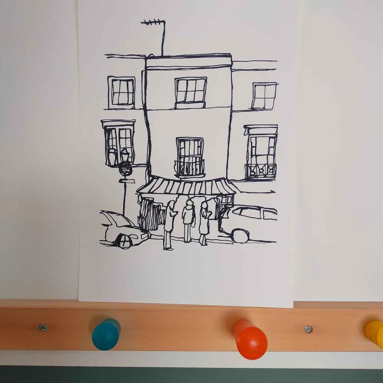 89 Portobello road art print