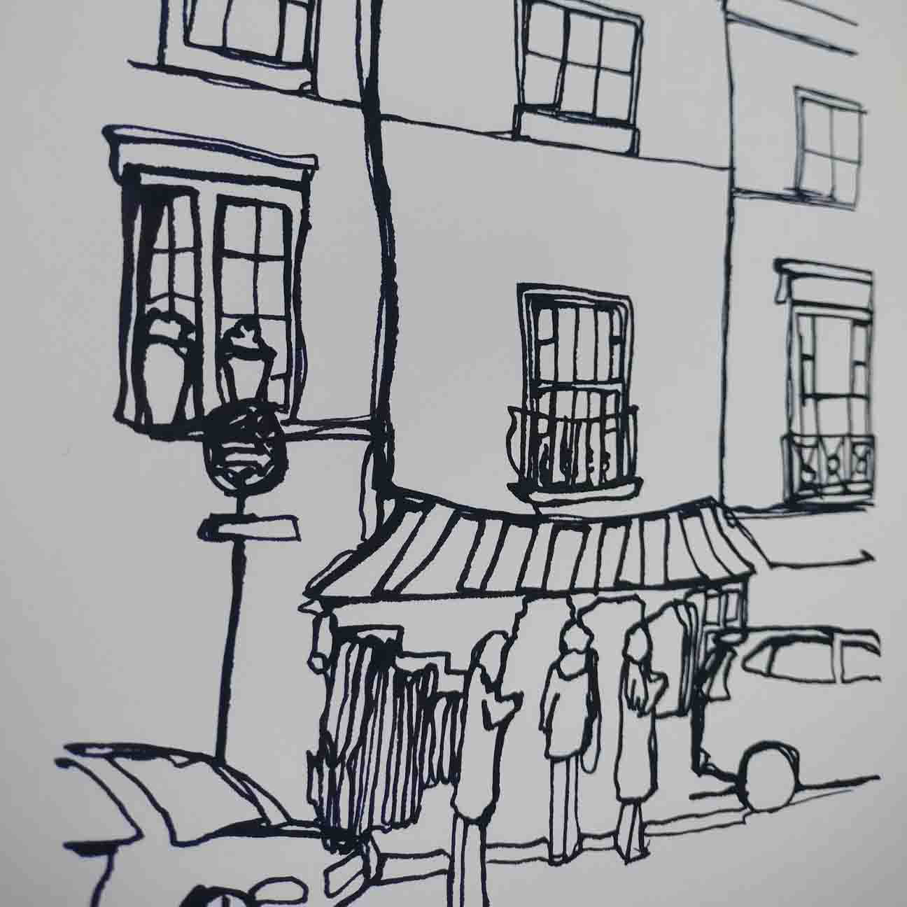 89 Portobello road art print