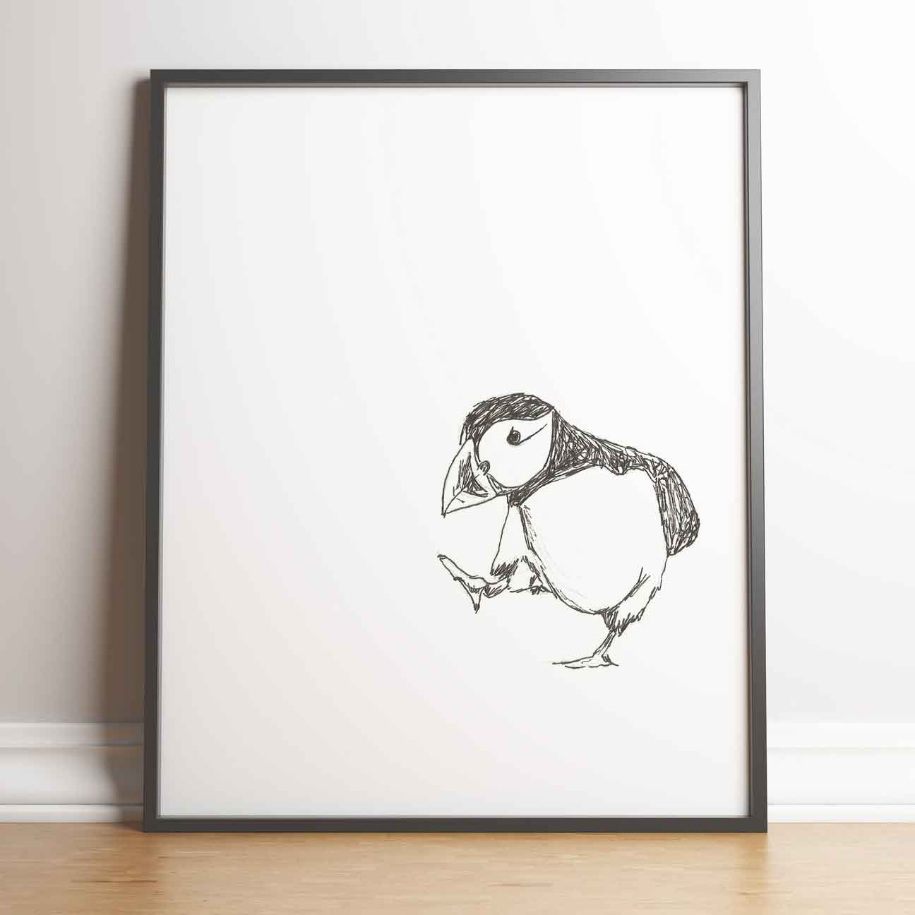 Huffin Puffin - Print
