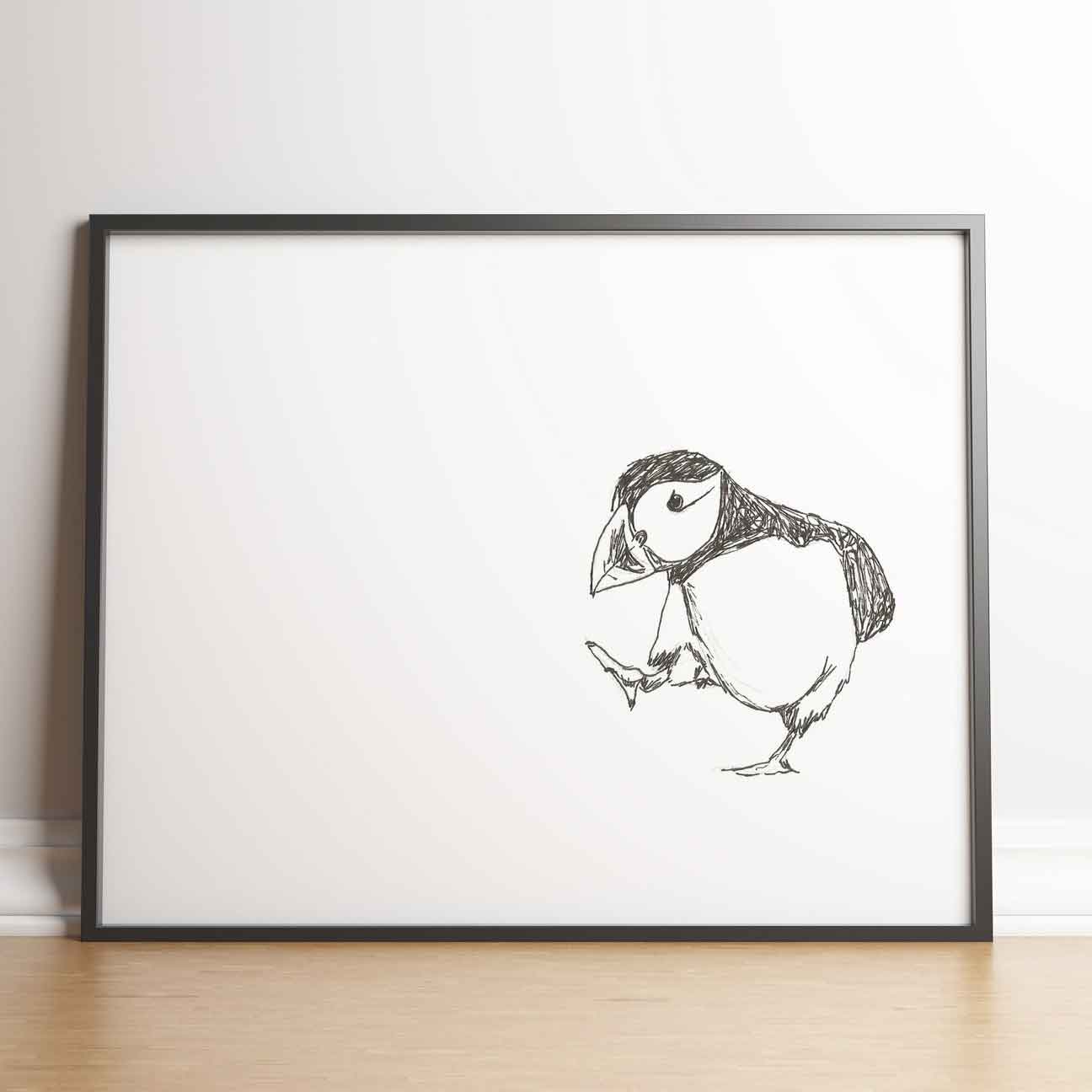 Huffin Puffin - Print