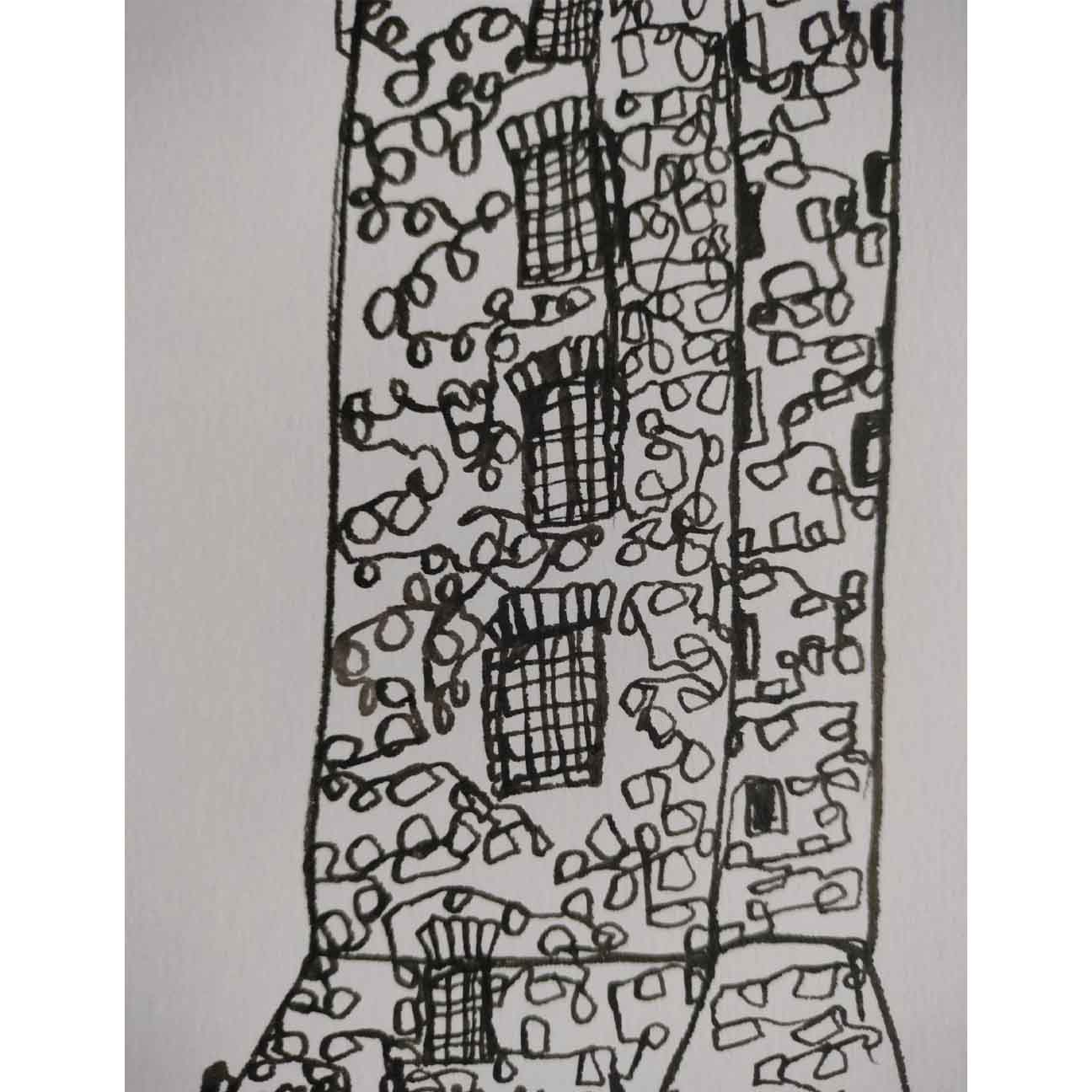 Scrabo Tower Drawing - Original