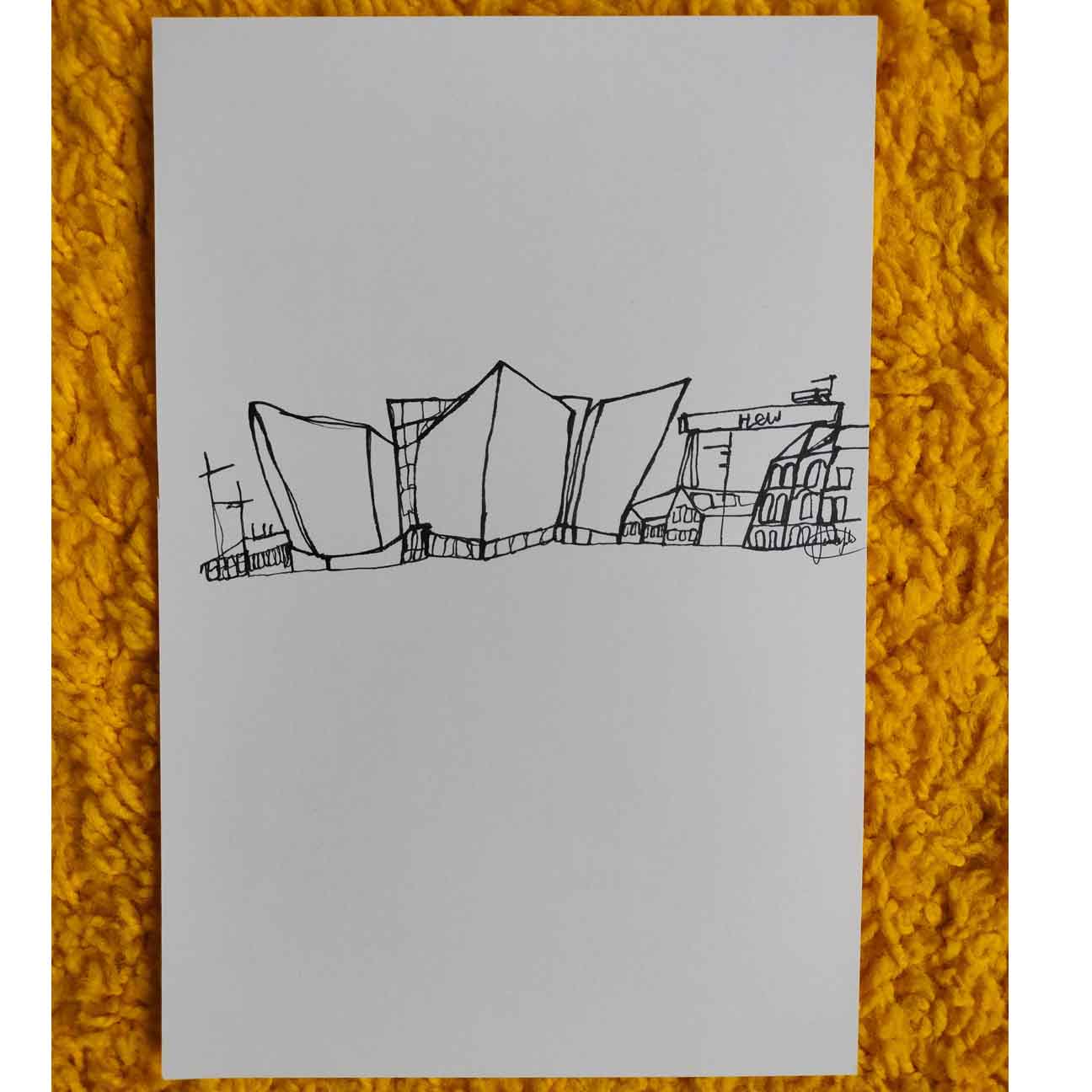 Titanic Quarter Drawing - Original