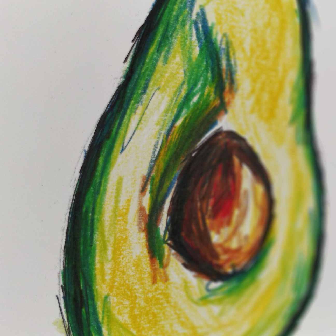 Avocado Art Print