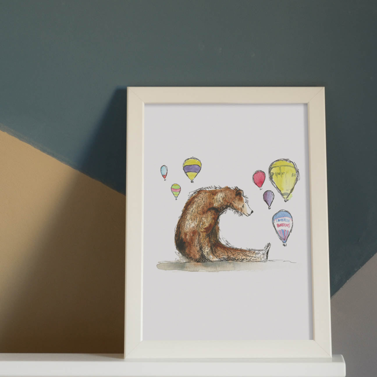 Bristol Bear & Balloons - Print
