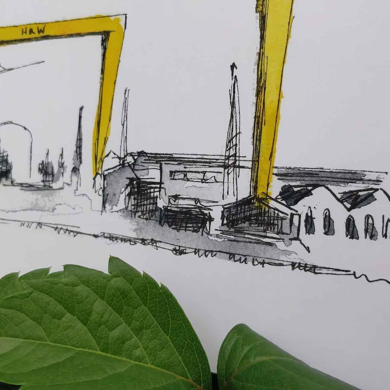 Harland and Wolff Art Print