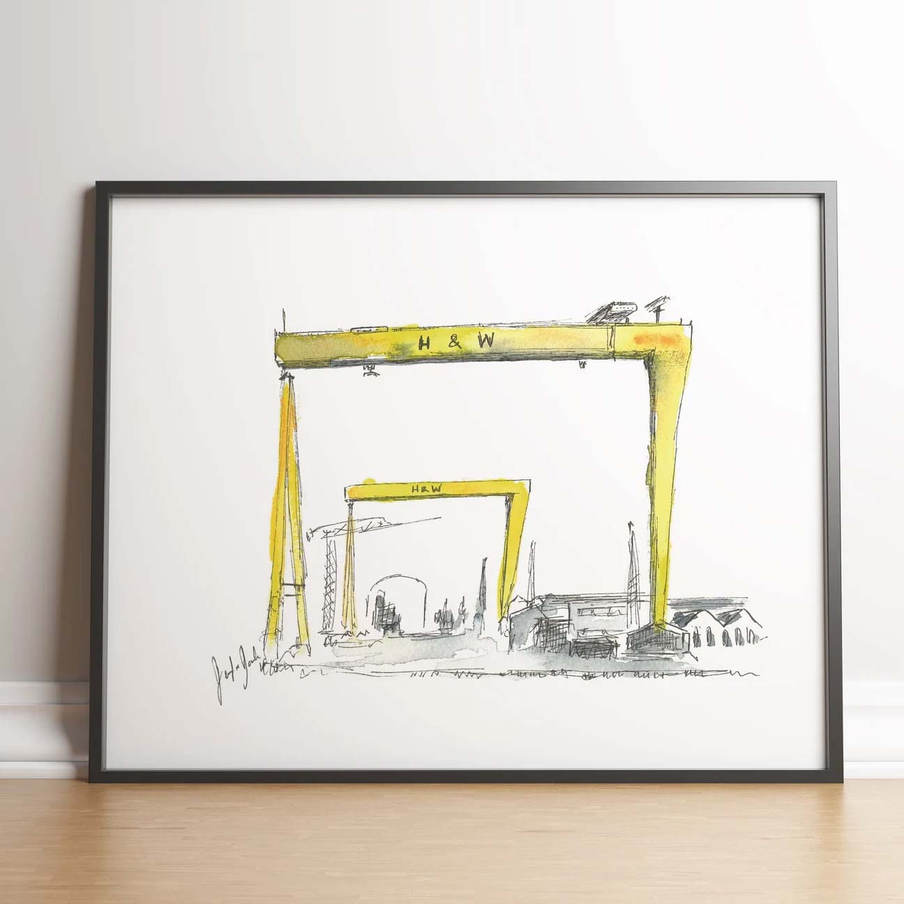 Harland and Wolff Art Print