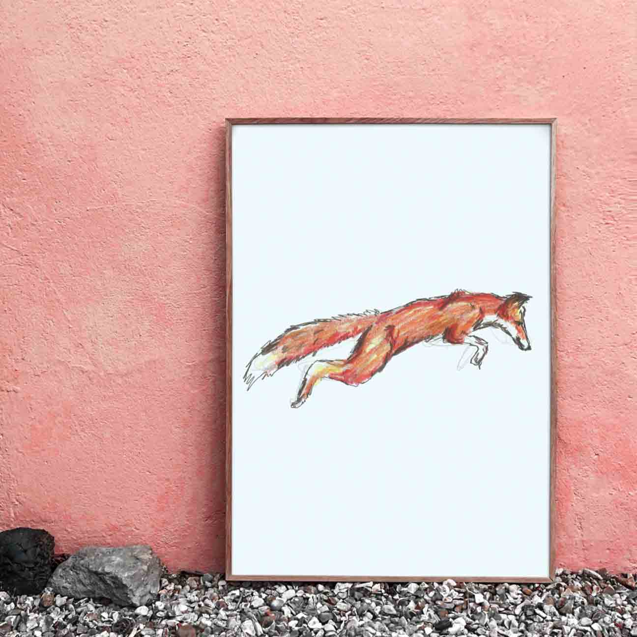 Foxy Frolic - Print