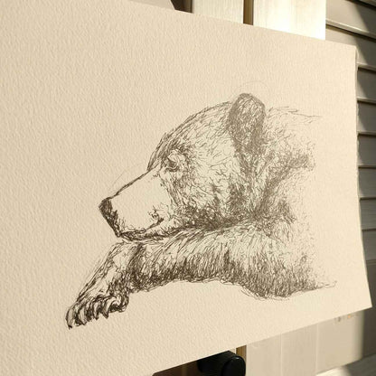 Gentle Giant - Original Pen Drawing