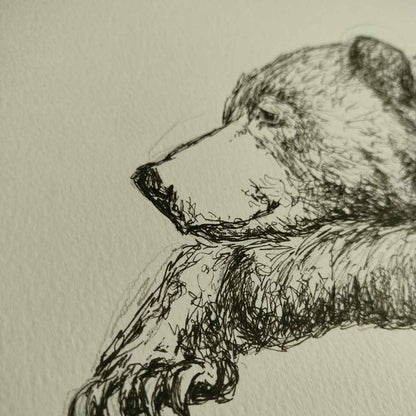 Gentle Giant - Original Pen Drawing