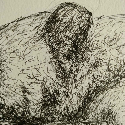 Gentle Giant - Original Pen Drawing