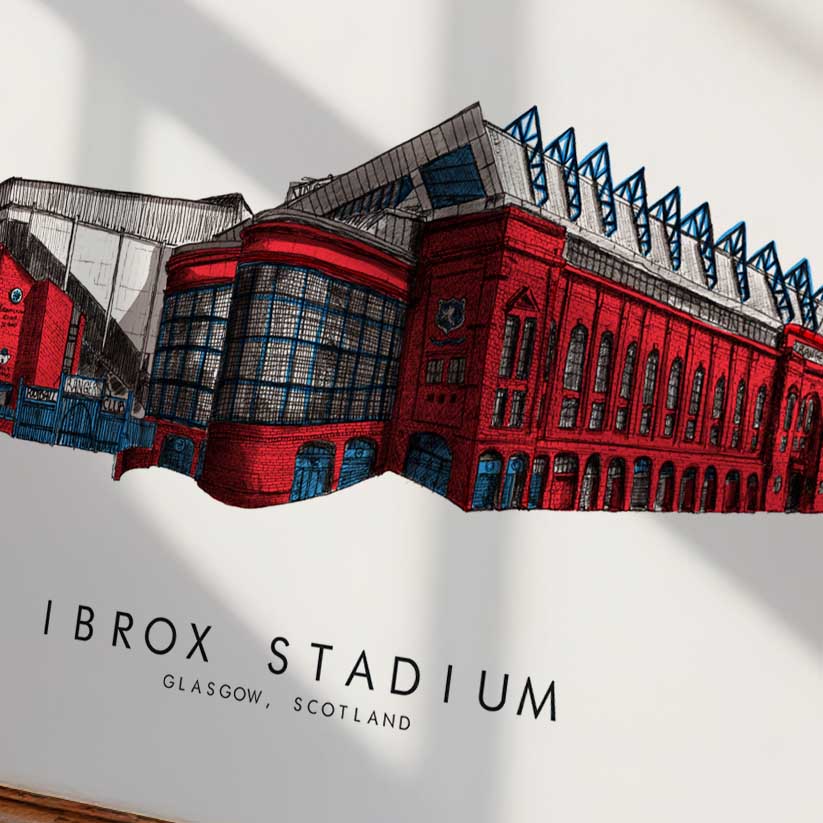 Ibrox Stadium Print