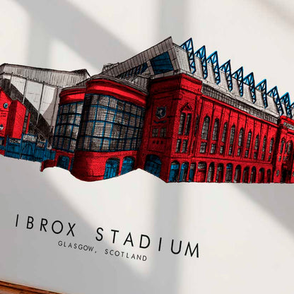 Ibrox Stadium Print