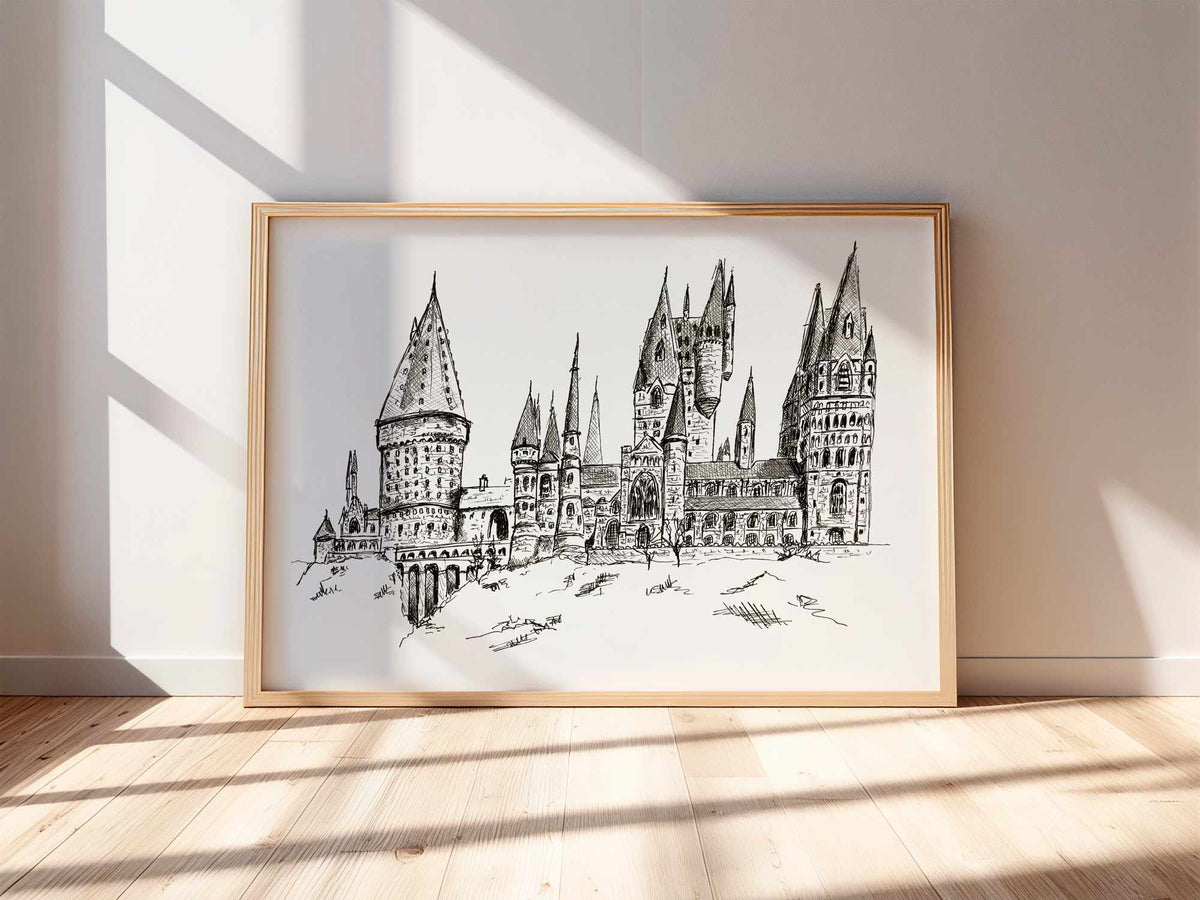 Hogwarts Art Print