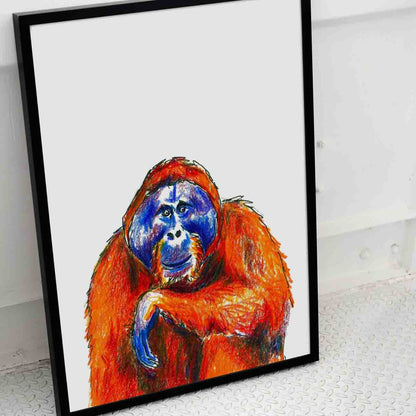 Orangutan Art Print