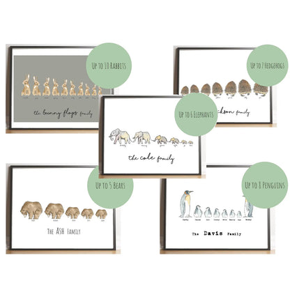 Our Little Family – Printable Custom Family Print