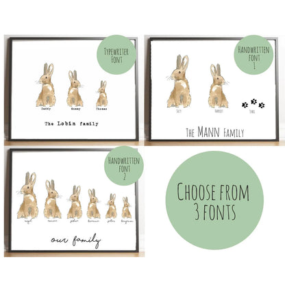Our Little Family – Printable Custom Family Print