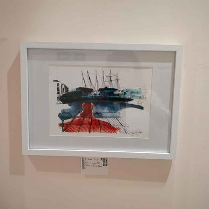 View from Broken - Dock Print