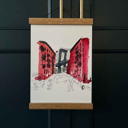 Back in Dumbo - Manhattan Bridge View Print