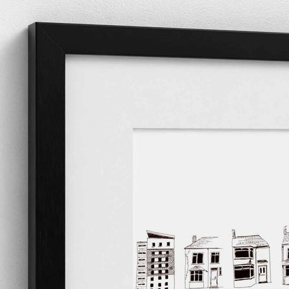 Your Story in Buildings - Custom Timeline Illustration
