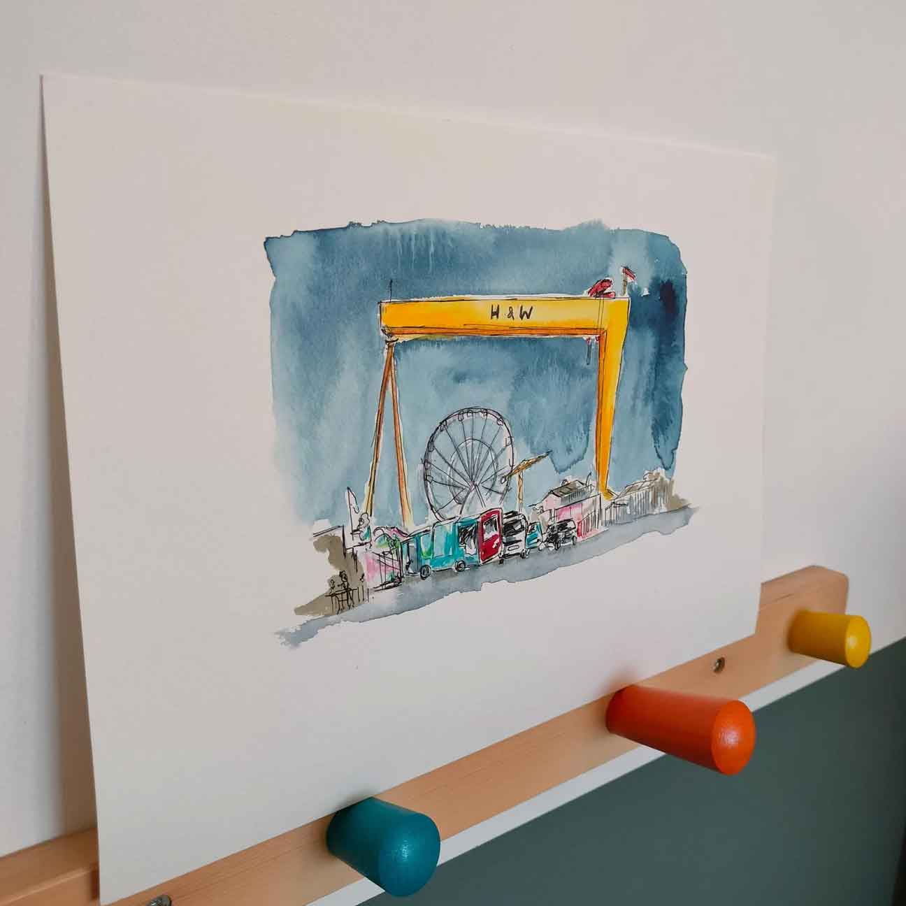 The Crane & the Carousel - Original