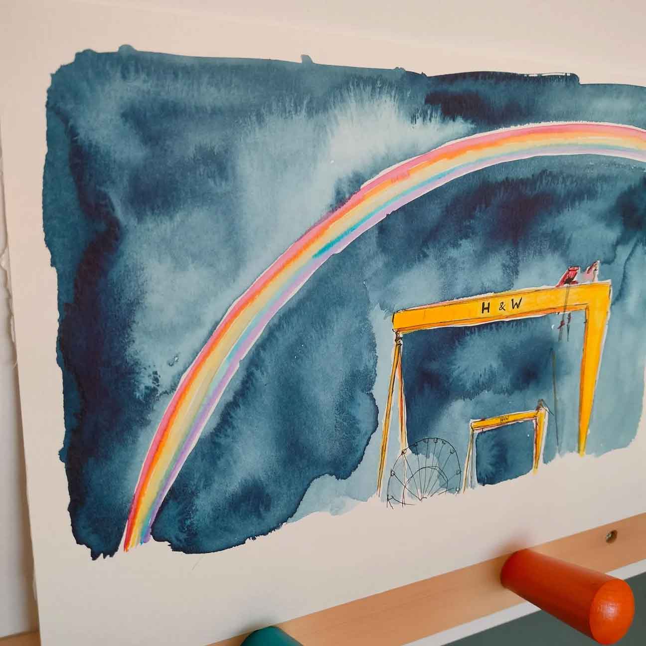 Belfast’s Promise - Original Watercolour painting