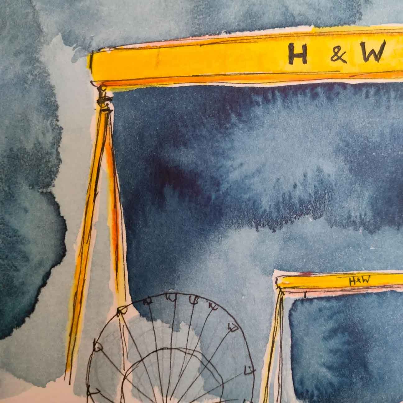 Belfast’s Promise - Original Watercolour painting