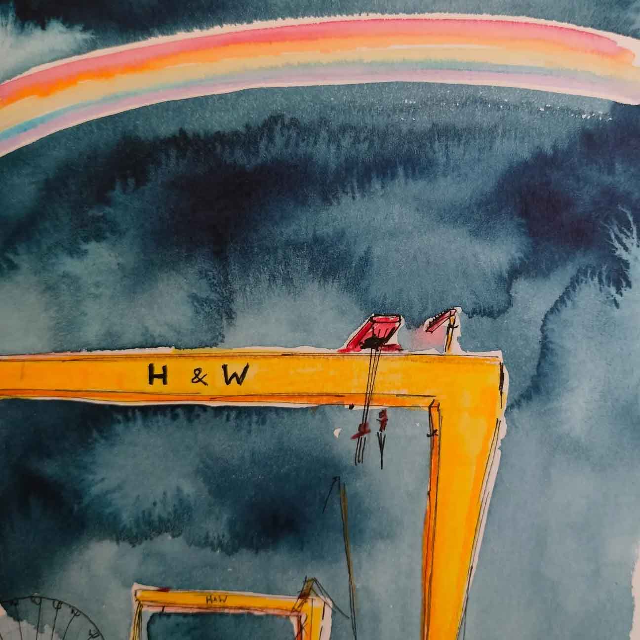 Belfast’s Promise - Original Watercolour painting