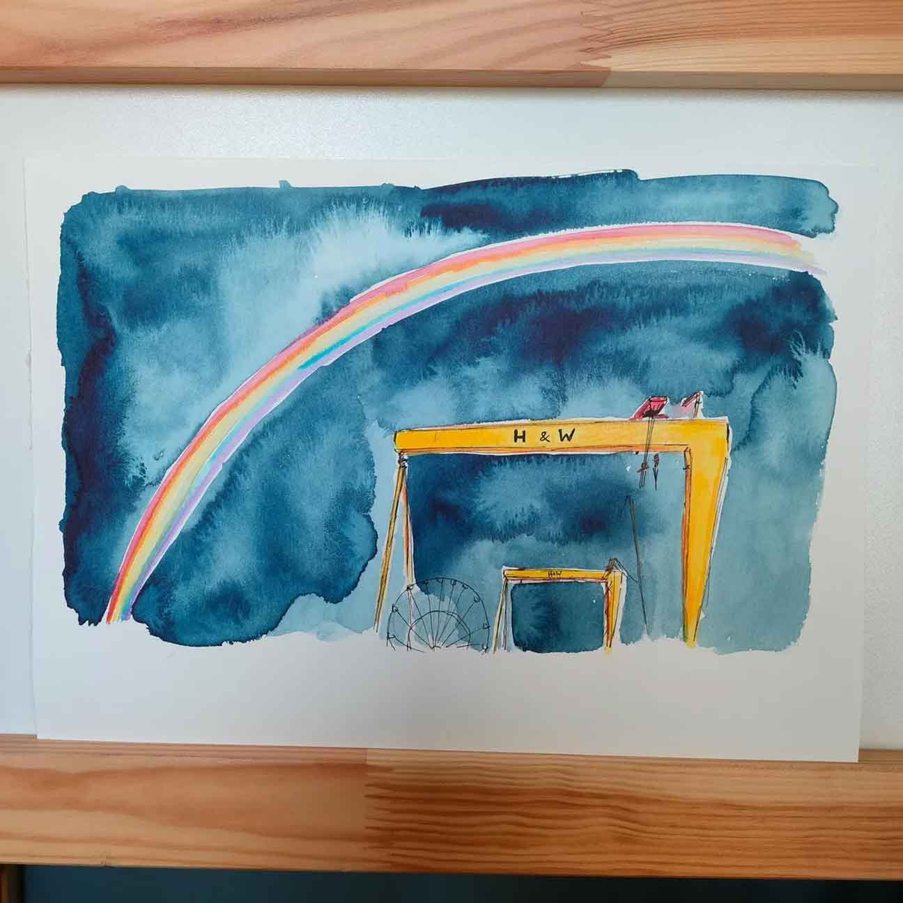 Belfast’s Promise - Original Watercolour painting